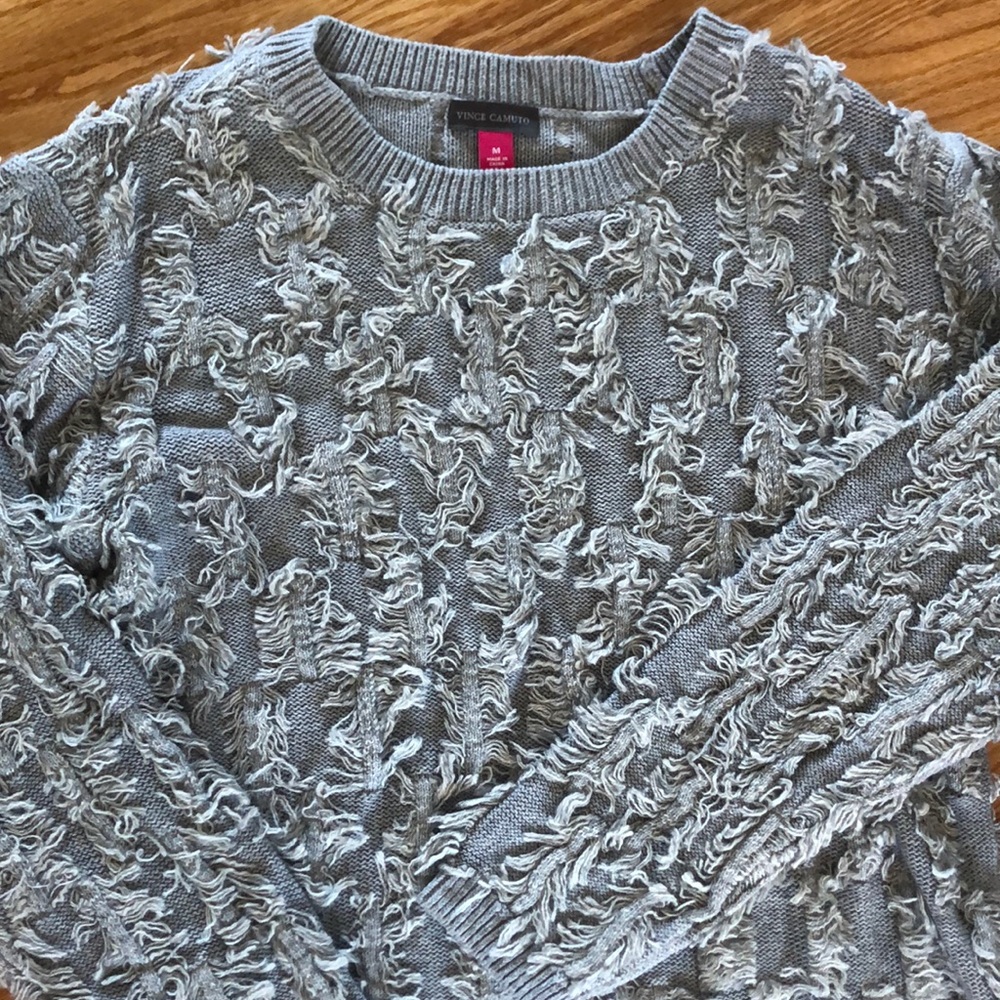 NWT Vince Camuto Fringe Sweater SMALL/MEDIUM